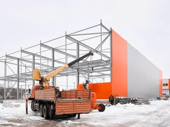 Строительство ангаров под ключ в Москве